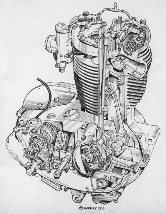 How to Paint a Motorcycle Engine